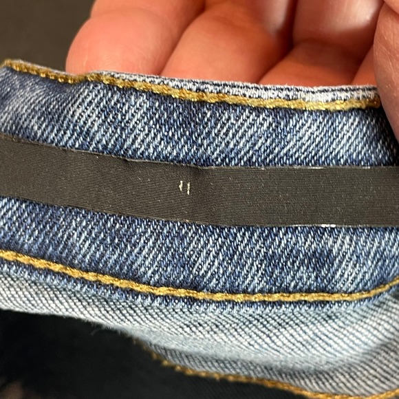 Buffalo David Bitton Womens 27 Blue Faded Dark Wash Denim Straight Leg Jeans - Picture 7 of 15